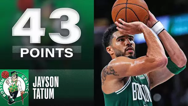 Jayson Tatum Goes For 43 PTS & 10 REB!