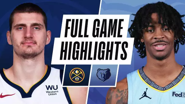 NUGGETS at GRIZZLIES | FULL GAME HIGHLIGHTS | March 12, 2021