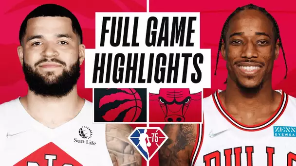 RAPTORS at BULLS | FULL GAME HIGHLIGHTS | March 21, 2022