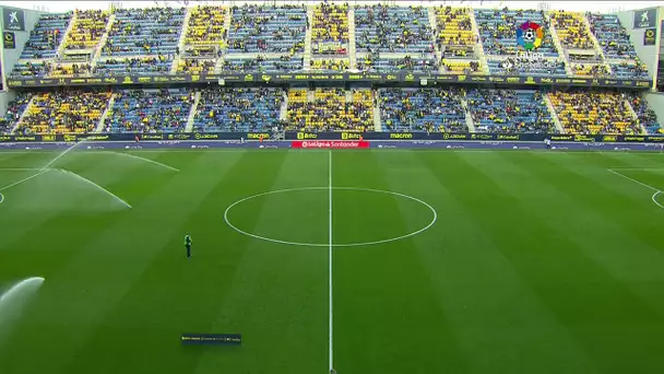 Calentamiento Cádiz CF vs Getafe CF