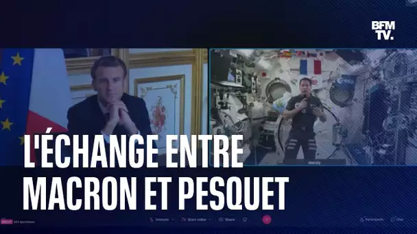 L’intégralité de l’échange entre Emmanuel Macron et Thomas Pesquet avant son retour de l’ISS