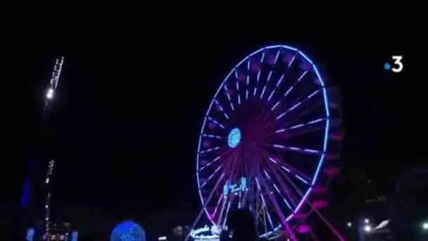 Fêtes de Noël : une grande roue à Montpellier