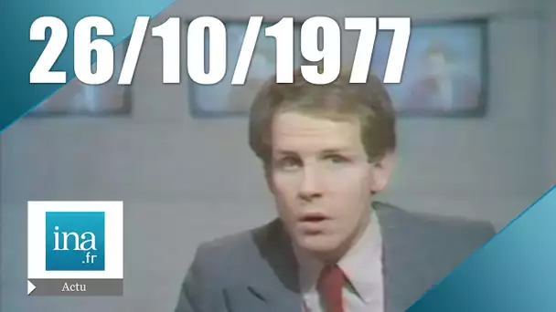 20h Antenne 2 du 26 octobre 1977 - Otages français en Mauritanie | Archive INA