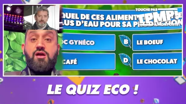 Quiz sur l'environnement : En cas de bonne réponse, Cyril devra dire un mot gentil sur un animateur