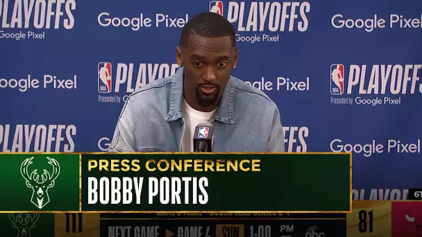 "The Basketball Gods Were With Me Tonight" Bobby Portis Post Game Presser | Bucks vs Bulls - Game 3