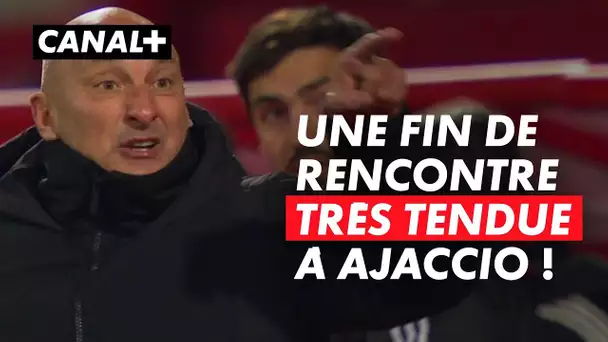 Une fin de match Ajaccio/OL qui part en vrille avec notamment des jets de projectiles sur Lacazette