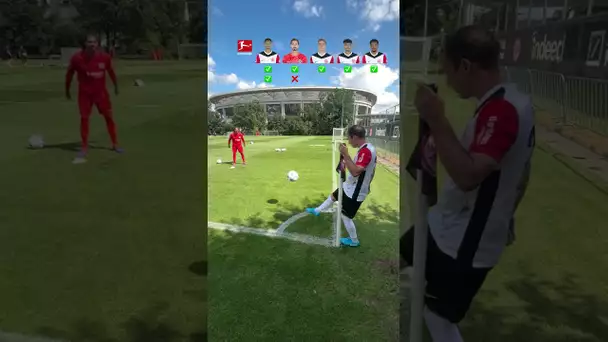 ⛳️ Quel joueur de Francfort va réussir le Corner Flag Challenge ? #shorts