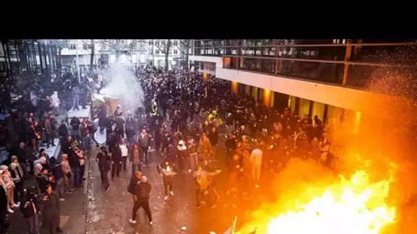 Manifestation contre les mesures anti-Covid à Bruxelles : la police en vient aux canons à eau