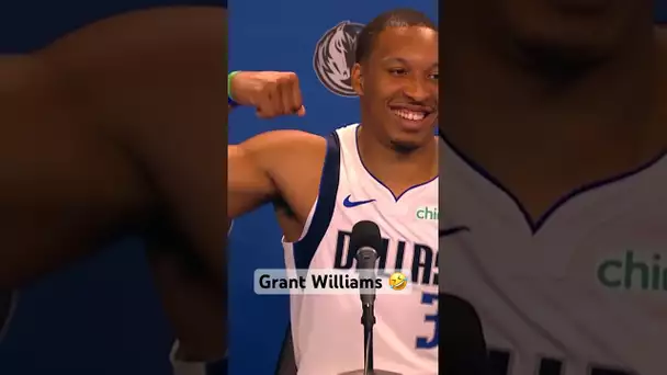 Grant Williams FLEXING after answering each question! 💪🤣 | #Shorts