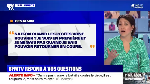 Sait-on quand les lycées vont rouvrir ? BFMTV répond à vos questions