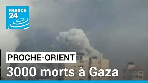 Au moins 3000 morts à Gaza à la veille de la visite de Joe Biden au Proche-Orient • FRANCE 24