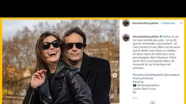 Anthony Delon n'est plus un père célibataire, en couple avec une bombe italienne de 35 ans