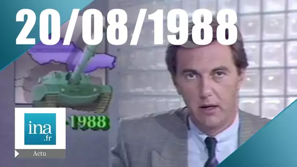 20h Antenne 2 du 20 août 1988 | Les 20 ans du Printemps de Prague | Archive INA