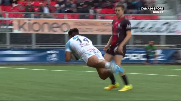 Pro D2 - 1/2 finale - Oyonnax / Bayonne : L'essai de Latunipulu face à Oyonnax