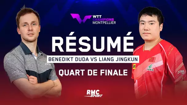 Résumé : Benedikt Duda peut-il créer la sensation face à Liang Jingkun ? (WTT Montpellier)