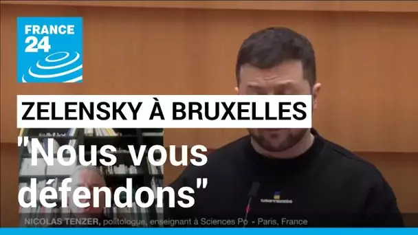 Zelensky à Bruxelles : symboliquement, "L'Ukraine est membre de la famille de l'Union Européenne"