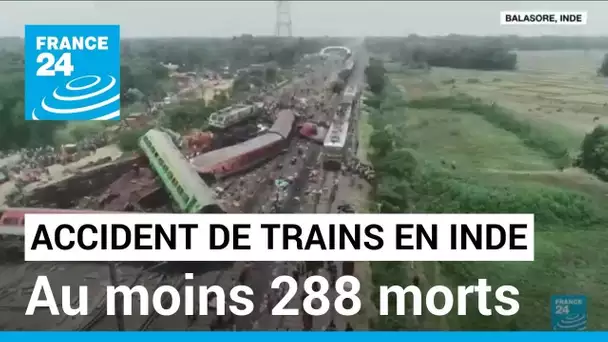 Inde : près de 300 morts dans une catastrophe ferroviaire, des opérations de sauvetage en cours