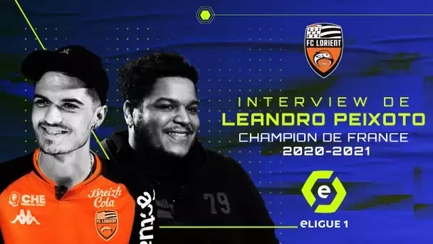 eLigue 1 : Interview de Leandro Peixoto, Champion de France 2020-2021 avec le FC Lorient