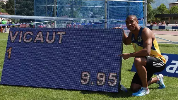 Aix-les-Bains 2014 : Finale 100 m M (Jimmy Vicaut en 9&#039;&#039;95)