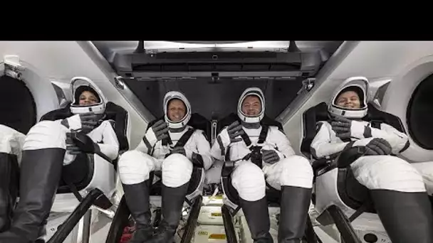 Quatre astronautes de retour sur terre à bord d'une capsule SpaceX