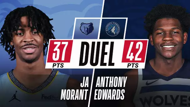 Ja Morant 💥 & Anthony Edwards 🐜 DUEL in Minnesota! 🔥