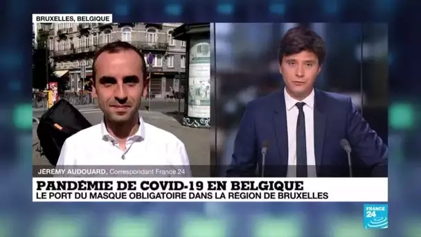 Covid-19 en Belgique : le port du masque obligatoire dans la région de Bruxelles