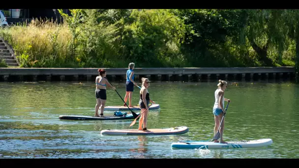 «J'ai l'impression d'être en vacances» : à Meaux, les habitants profitent de la plage... au bord …