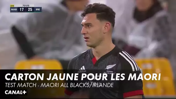 Encore un carton jaune dans cette rencontre - Test Match - Maori All Blacks/Irlande