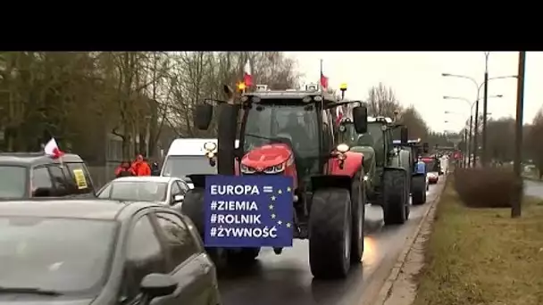 En Pologne, les agriculteurs intensifient leurs manifestations