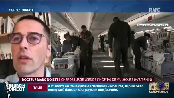 "Depuis 4 jours nous sommes à la recherche de lits de réanimation" Marc Noizet, chef des urgences