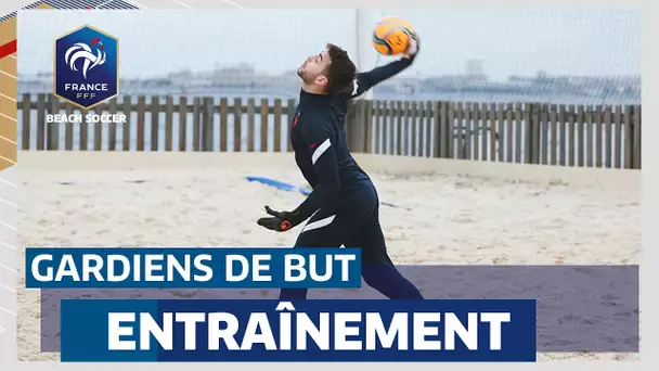 Séance avec les gardiens de but, Beach soccer I FFF 2023