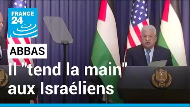 Mahmoud Abbas "tend la main aux dirigeants israéliens" • FRANCE 24