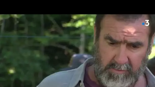 Cantona en tournage dans les Vosges
