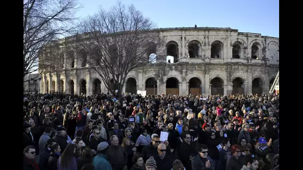 Attentat Charlie Hebdo: 50.000 personnes manifestent à Nîmes le 11 janvier 2015