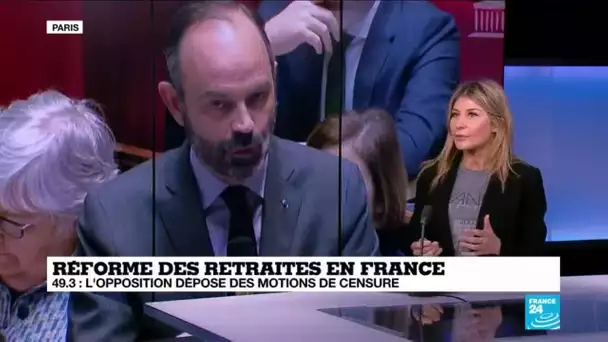 Réforme des retraites en France : face au 49.3, des motions de censures sont déposées