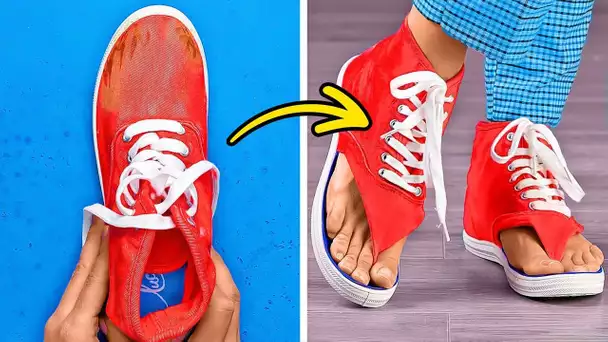 INCROYABLES ASTUCES ET IDÉES DIY POUR TES CHAUSSURES