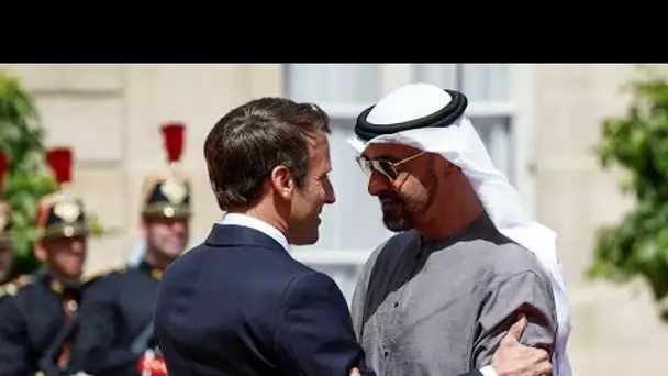 Emmanuel Macron reçoit le président des Émirats arabes unis "MBZ" pour discuter d'énergie