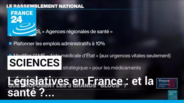 Législatives en France : et la santé ?... Ce qu'il y a dans les programmes des candidats