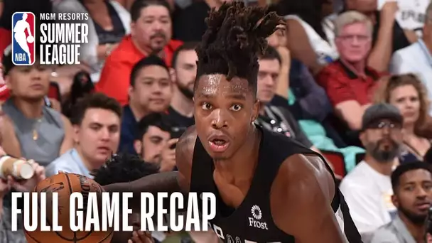 SPURS vs RAPTORS | Lonnie Walker IV Drops 32 Points | MGM Resorts NBA Summer League