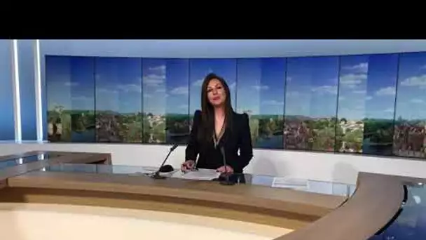 Le plateau JT de France 3 à Limoges pendant le confinement