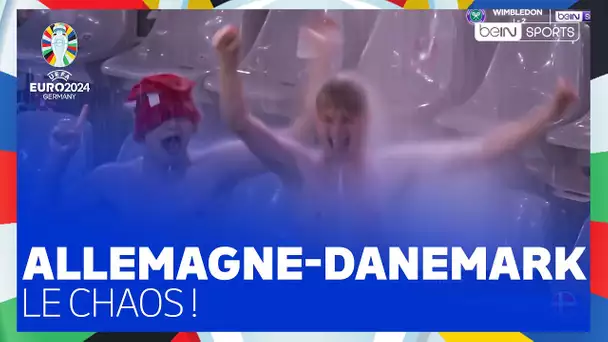 ⚡ Foudre, tempête, orage, averses, énormes grêlons... C'est le CHAOS pour Allemagne-Danemark !