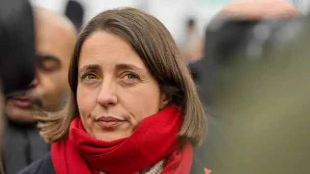 Lille : manifestation de soutien, en présence de Sophie Binet, à un responsable CGT jugé pour «ap…