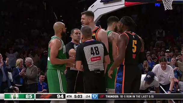 INTENSE ENDING Celtics at Thunder (14-0) UNCUT | January 5, 2025