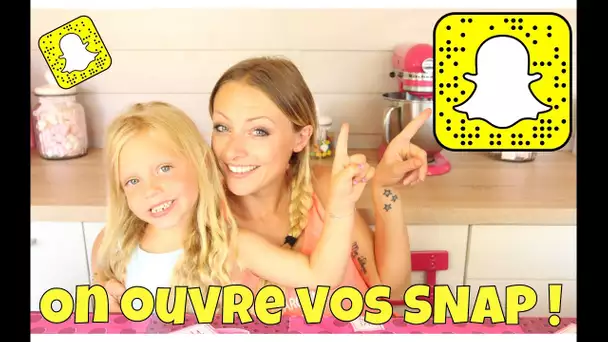 ♡• J'OUVRE VOS SNAP ! ENFIN .... ON OUVRE VOS SNAP ! ROXANE ET LOUANE •♡