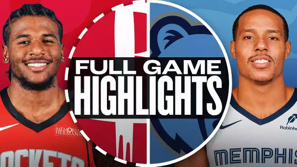 ROCKETS at GRIZZLIES | FULL GAME HIGHLIGHTS | January 30, 2025