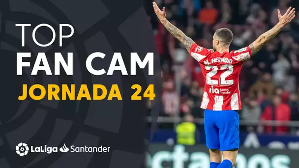 LaLiga Fan Cam Jornada 24: Pedri, Mario Hermoso & Rubén García