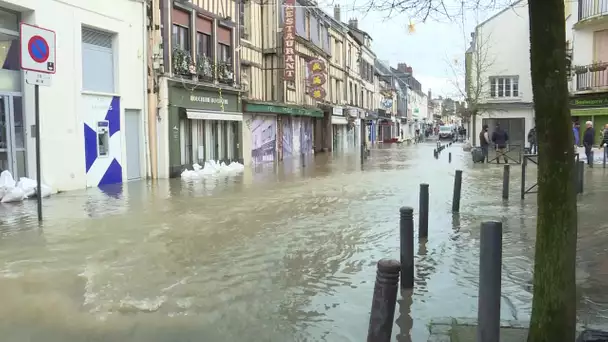 L'inondation du 10 janvier à Gisors dans l'Eure