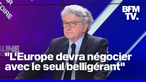 Paix en Ukraine, Donald Trump, Europe... L'interview en intégralité de Thierry Breton