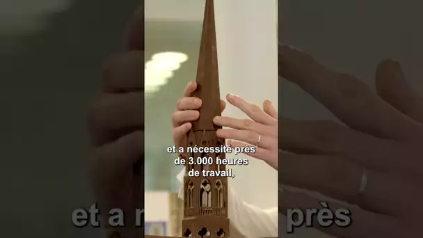 Une cathédrale Notre-Dame 100 % en chocolat