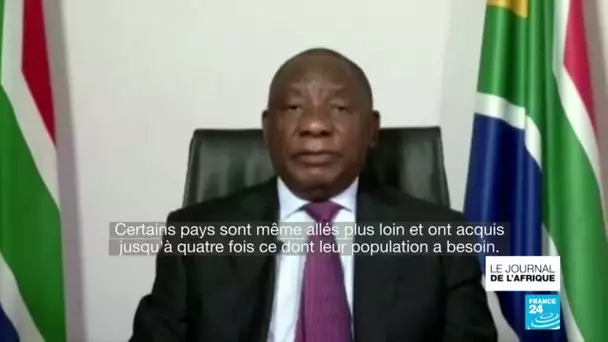 Afrique du Sud : pour le président Ramaphosa, "les pays riches accaparent les vaccins"